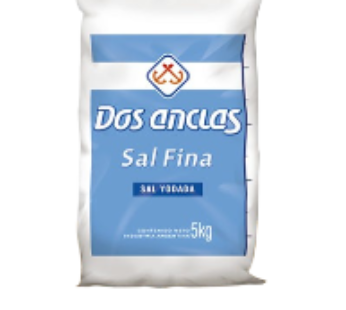 DOS ANCLAS sal fina bolsa x5Kg