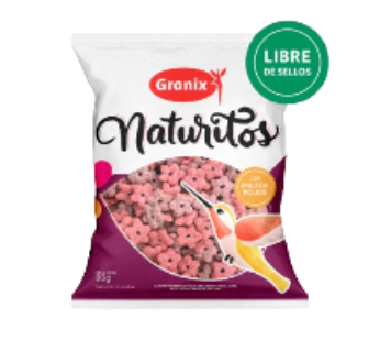 GRANIX cereal naturitos frutos rojos x90g