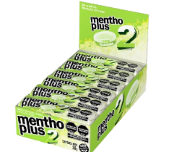 MENTHOPLUS 2 pastillas manzana sin tacc x12u