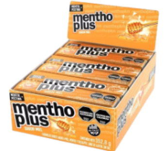 MENTHOPLUS pastilllas miel sin tacc x12Un.