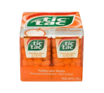 TIC TAC pastillas naranja x12Un.