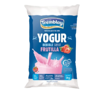 TREMBLAY yogur bebible frutilla x1Lt