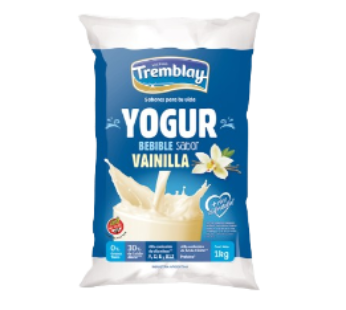 TREMBLAY yogur bebile vainilla x1Lt