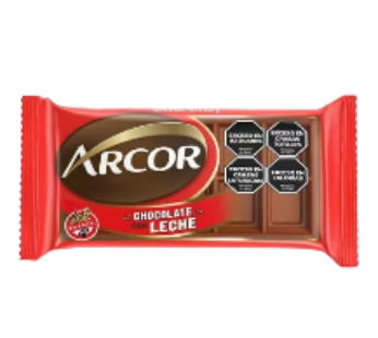 ARCOR chocolate leche x25g