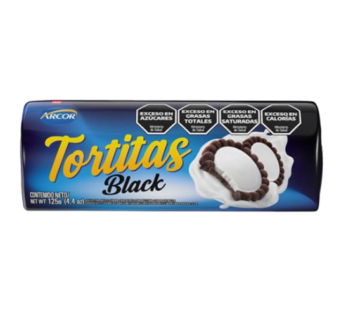 ARCOR galletitas tortitas black x125g
