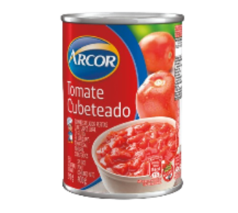 ARCOR tomate cubeteado x400g