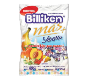 BILLIKEN caramelos masticables yogur x600g