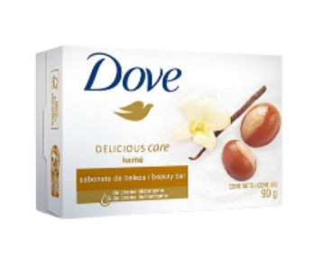 DOVE jabon tocador manteca karite y vainilla x90g