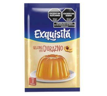 EXQUISITA gelatina durazno x50g