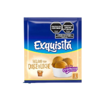 EXQUISITA helado dulce de leche x52g