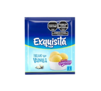 EXQUISITA helado vainilla x52g