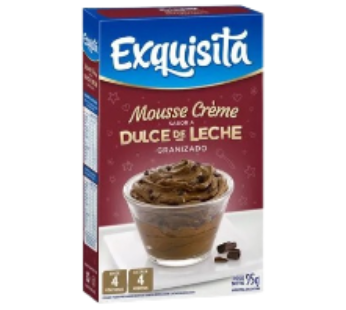 EXQUISITA mousse dulce de leche x95g