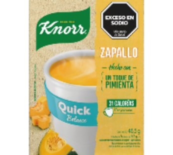 KNORR QUICK sopa balance zapallo