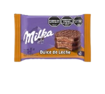 MILKA alfajor triple dulce de leche x70g