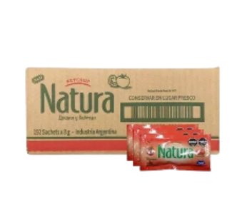 NATURA ketchup porcion 192Un. x8g