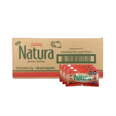 NATURA ketchup porcion 192Un. x8g