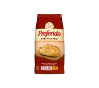 PREFERIDO pan rallado con fibra x1Kg