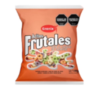 GRANIX copos cereal aritos frutales x130g