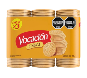 VOCACION galletitas vainilla x384g