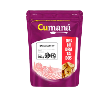 CUMANA banana chips x100g