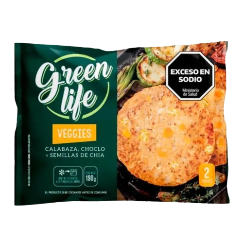 GREEN LIFE medallones calabaza x2Un.