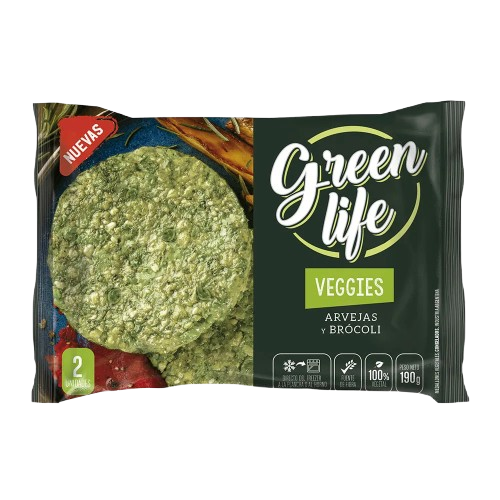 GREEN LIFE medallones arveja x2Un.