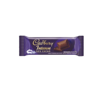 CADBURY chocolate intense 50% cacao x25g