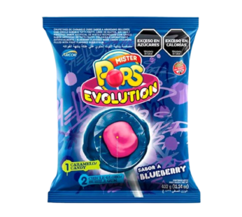 MR.POPS chupetin evolution blueberry x24Un.