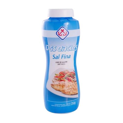 DOS ANCLAS sal fina salero x250g