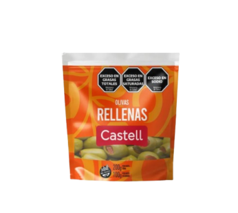 CASTELL aceituna verde rellena x100g