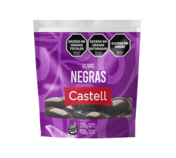 CASTELL aceituna negra x100g