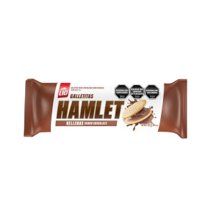 HAMLET galletita rellena vainilla chocolate x152g