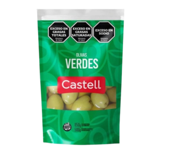 CASTELL aceituna verde x500g