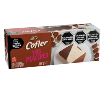 ARCOR postre helado cofler tres placeres x1000cc