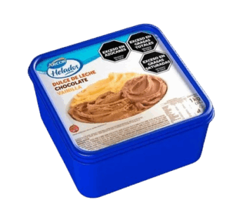 ARCOR helado 3 cremas dulce leche chocolate vainilla x2000cc