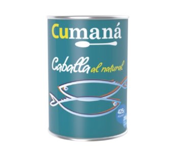 CUMANA caballa natural x380g