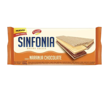 GAONA galletita sinfonia dulce de leche x100g