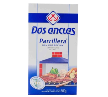 DOS ANCLAS sal entrefina estuche x500g