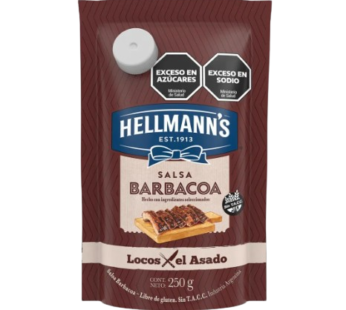 HELLMANNS salsa barbacoa sin tacc x250g