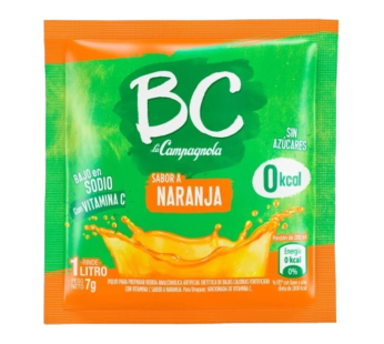 CAMPAGNOLA jugo BC naranja x18 sobres