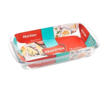 MARINEX fuente vidrio rectangular x1.6Lt