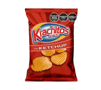 KRACHITOS papas americanas con ketchup x90g