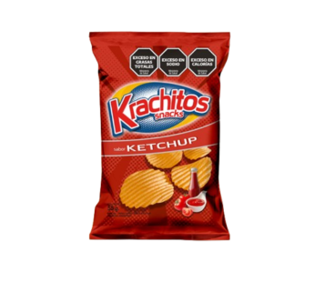 KRACHITOS papas americanas con ketchup x330g
