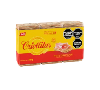 BAGLEY galletitas criollitas mas grandes x507g
