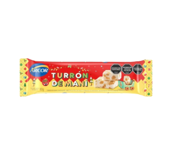 ARCOR turron mani x80g