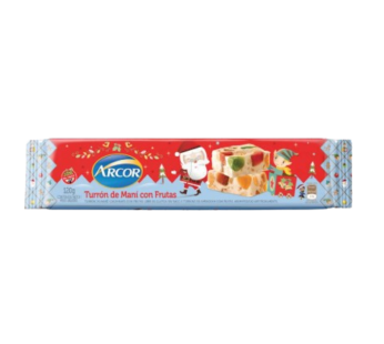 ARCOR turron mani con frutas x120g