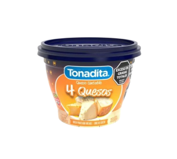 TONADITA queso untable 4 quesos x180g