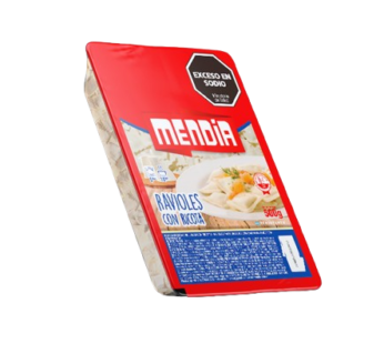 MENDIA ravioles verdura/ricotta x500g