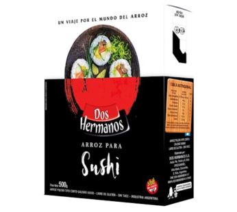DOS HERMANOS arroz para sushi sin tacc x500g