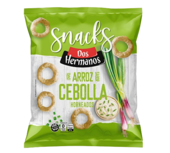 DOS HERMANOS snack cebolla x80g